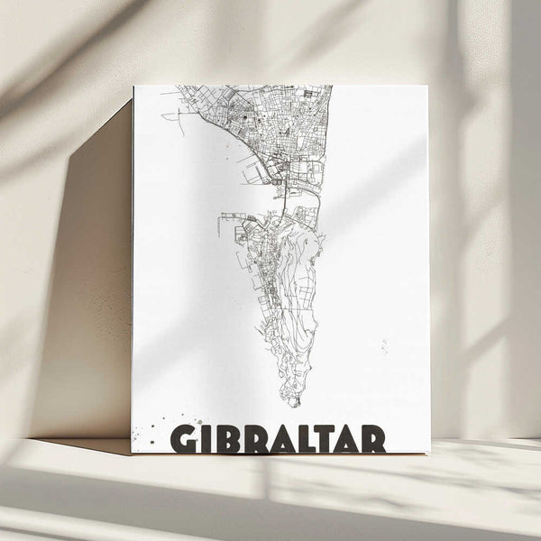Tablou canvas „Gibraltar British Overseas Territory” de Nicholas