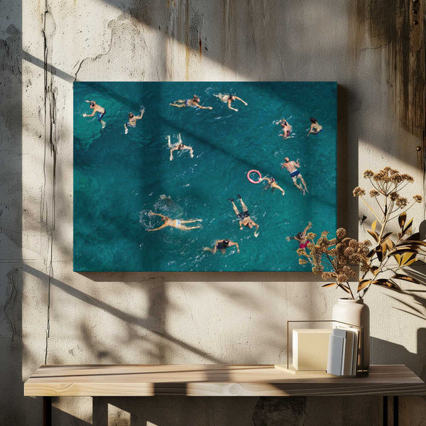 Tablou canvas „Blue water swim” de Carlo Tonti