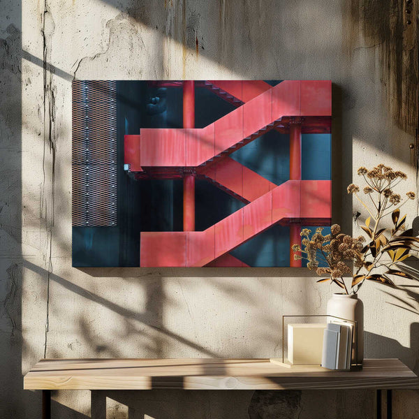 Tablou canvas „red route” de Linda Wride