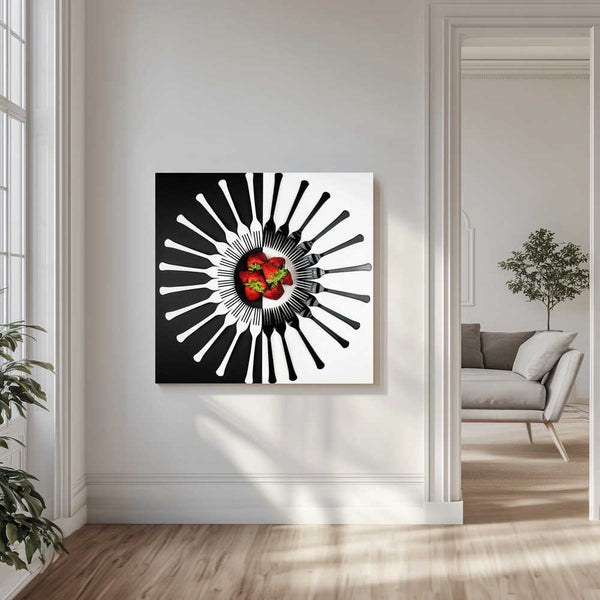 Tablou canvas „Strawberry Designs” de Mike Melnotte