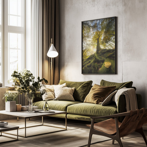 Tablou înramat „The goodbye of a leaf” de Alberto Ghizzi Panizza