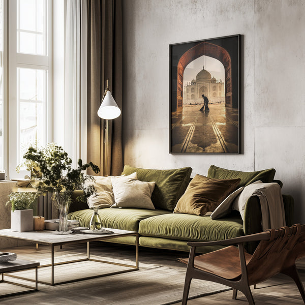 Tablou înramat „taj mahal cleaner” de Pavol Stranak