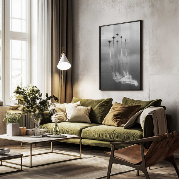 Tablou înramat „Six on Cloud” de Antonyus Bunjamin (Abe)