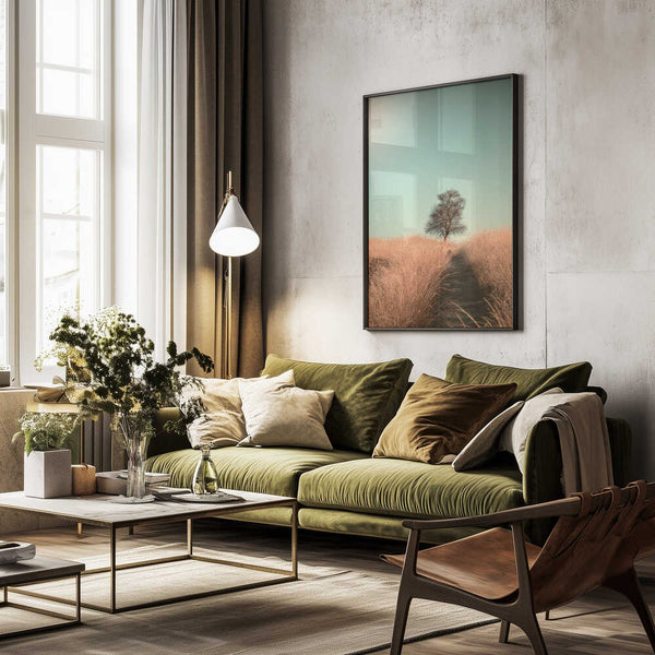 Tablou înramat „Grass and Path” de Jaap van den Helm