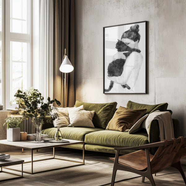 Tablou înramat „Cat Lover” de Pictufy Studio II