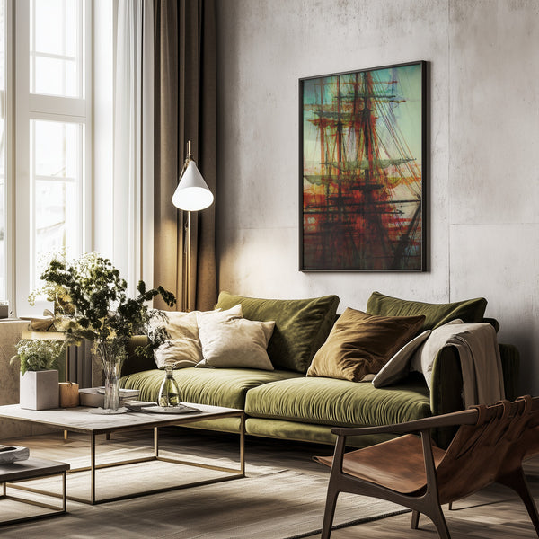 Tablou înramat „The beautiful sea” de Bastian Kienitz