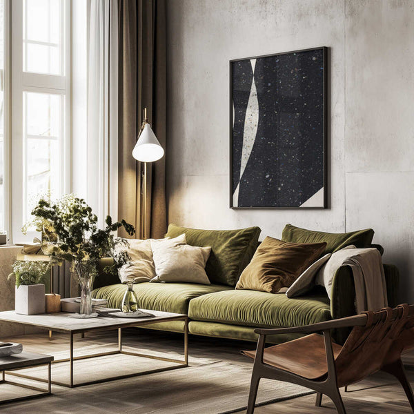 Tablou înramat „Galactic Veins” de uplusmestudio