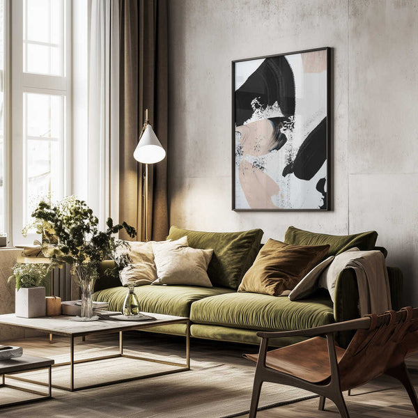 Tablou înramat „Black and Nude” de uplusmestudio