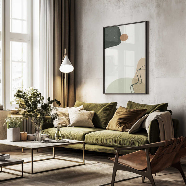 Tablou înramat „Abstract composition 8” de NKTN