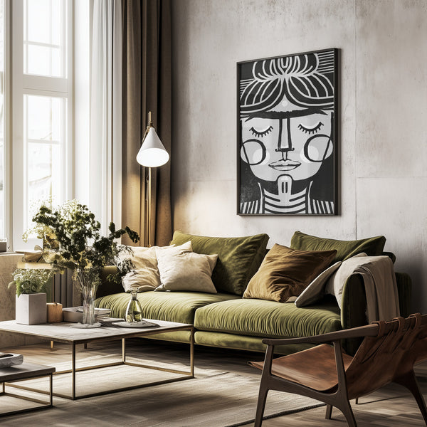 Tablou înramat „Symmetric Serenity” de Treechild