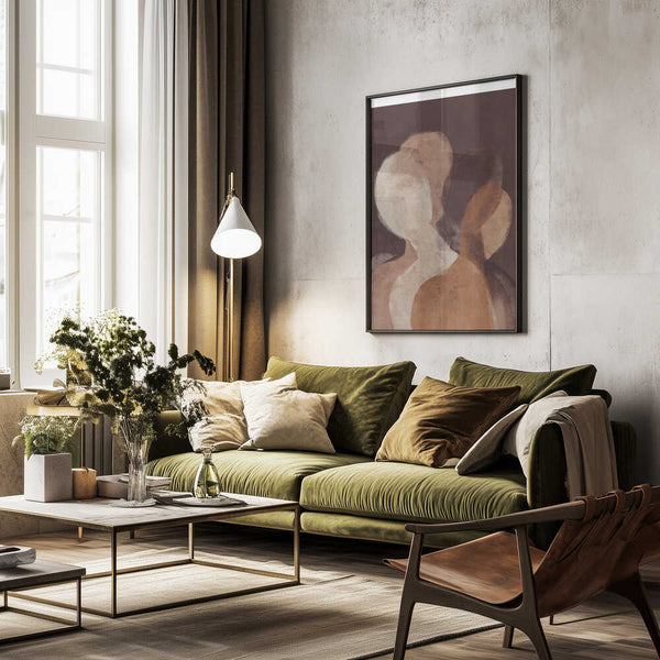 Tablou înramat „Layered Shadows” de Treechild