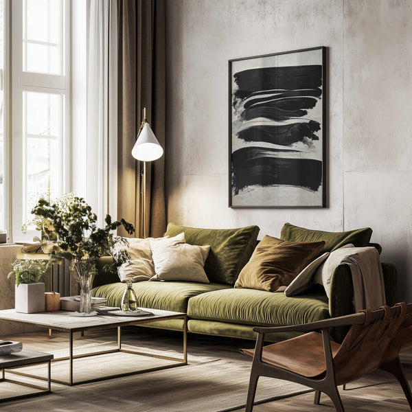 Tablou înramat „Brushstroke Symphony” de Treechild