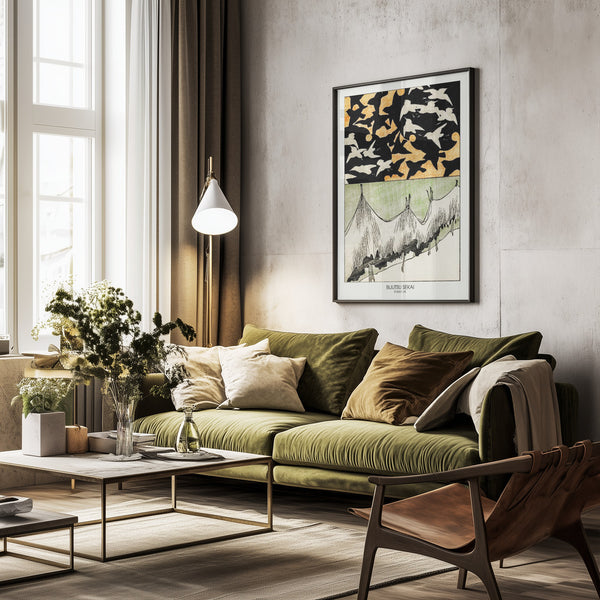 Tablou înramat „Forest Life” de Bijutsu Sekai