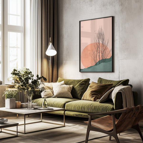 Tablou înramat „Sunset Memories” de Kubistika