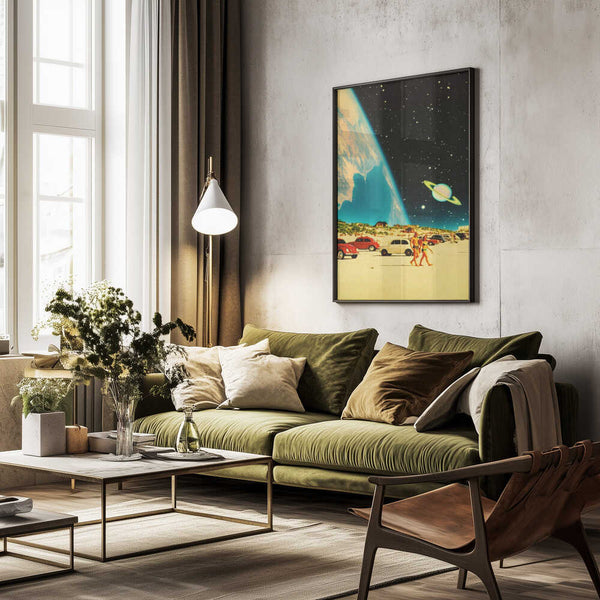 Tablou înramat „Galaxy Beach” de Taudalpoi