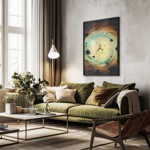 Tablou înramat „Falling Behind” de Taudalpoi