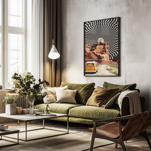 Tablou înramat „The Real Road Trip” de Taudalpoi