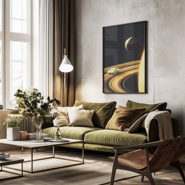 Tablou înramat „Saturn Highway” de Taudalpoi