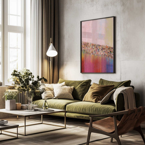 Tablou înramat „Colorful Cascade” de Treechild