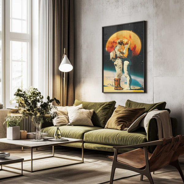 Tablou înramat „Intergalactic Love” de Taudalpoi