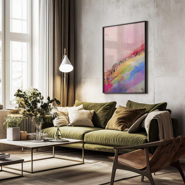 Tablou înramat „Pastel Dreamscape” de Treechild