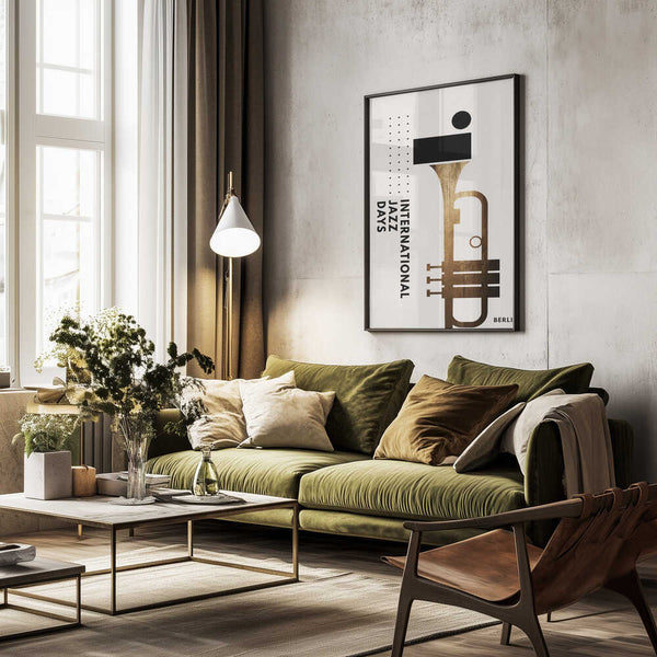 Tablou înramat „Jazzy Days 1” de Kubistika