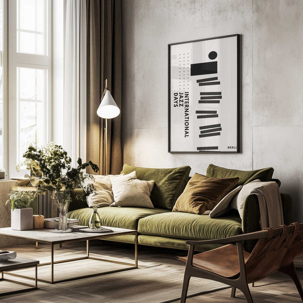 Tablou înramat „Jazzy Days 4” de Kubistika