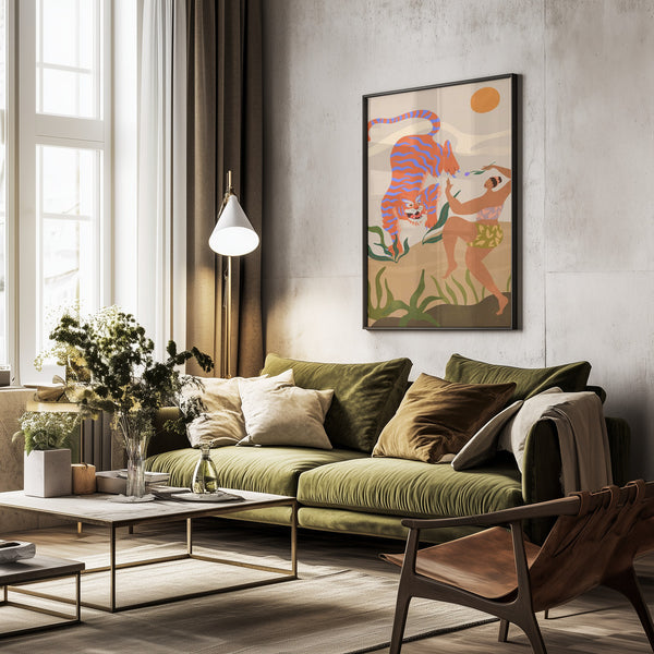 Tablou înramat „Dance With Me” de Arty Guava