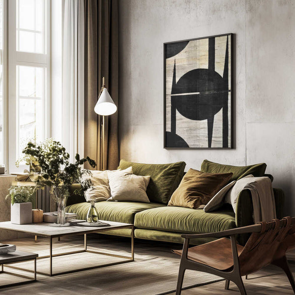 Tablou înramat „Geometric Harmony” de Treechild