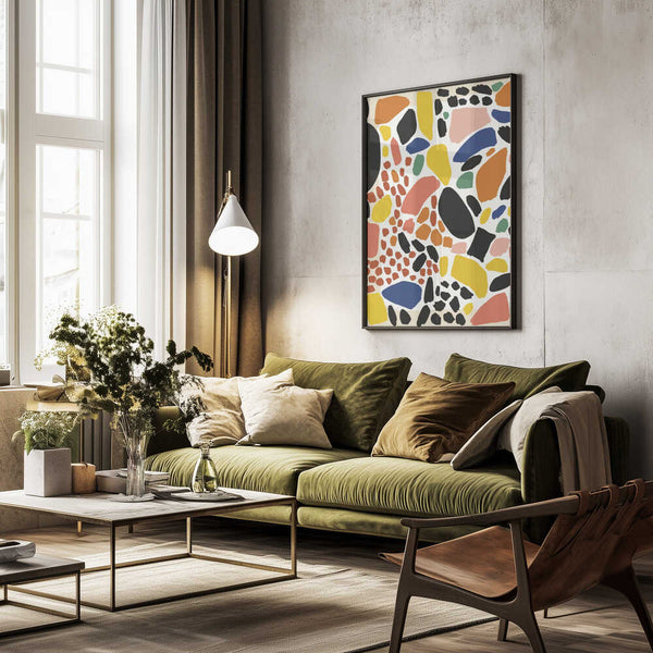 Tablou înramat „Colorful Fragments” de Treechild