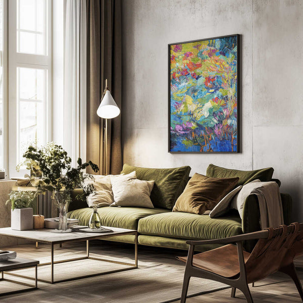 Tablou înramat „Radiant Pond Sonata” de Dorothy Fagan