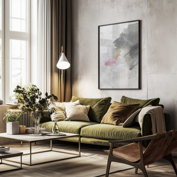 Tablou înramat „Action painting II” de Alma