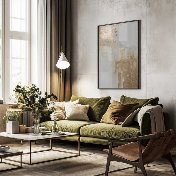 Tablou înramat „Marble in Gold” de Sally Ann Moss