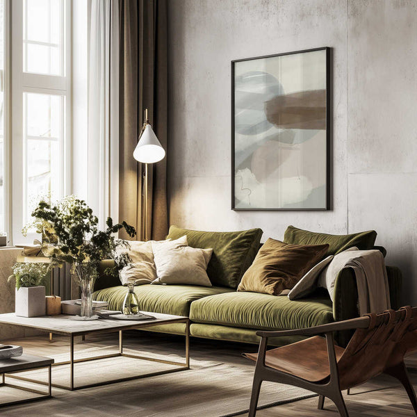 Tablou înramat „Abstract 01” de Nilesh Kulkarni