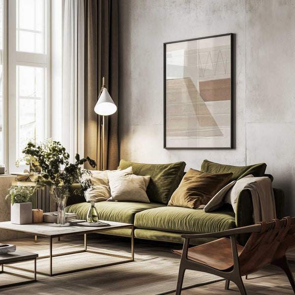 Tablou înramat „Scheme Abstract” de Dan Hobday