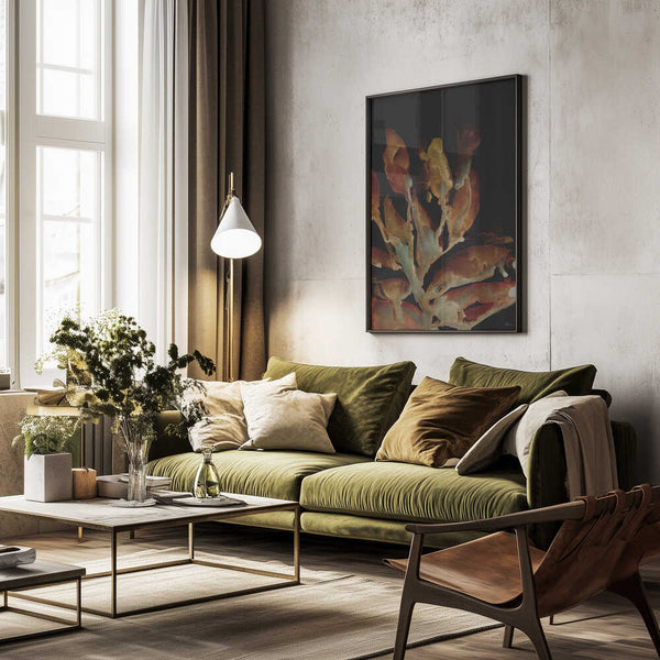 Tablou înramat „Night Plant” de Dan Hobday