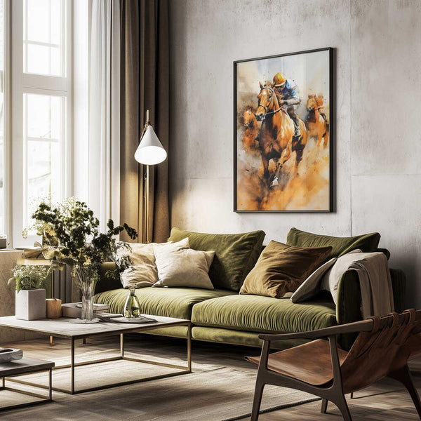 Tablou înramat „Sport Horse Rider 2” de Justyna Jaszke