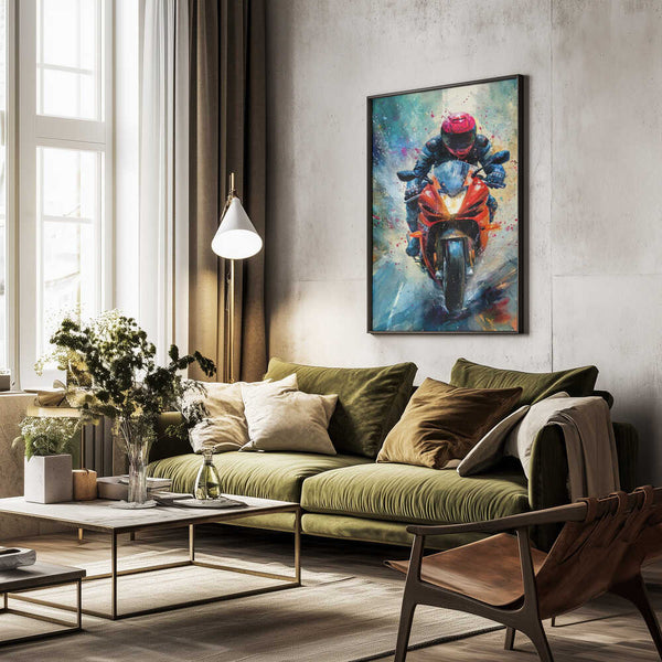 Tablou înramat „Sport Motor 1” de Justyna Jaszke