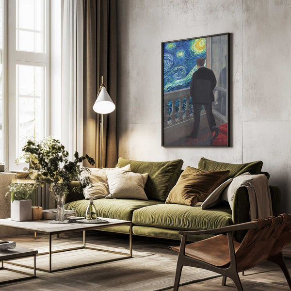 Tablou înramat „Starry Night View” de Dikhotomy