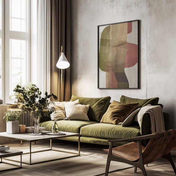 Tablou înramat „Metal Brushs nº3” de Alma