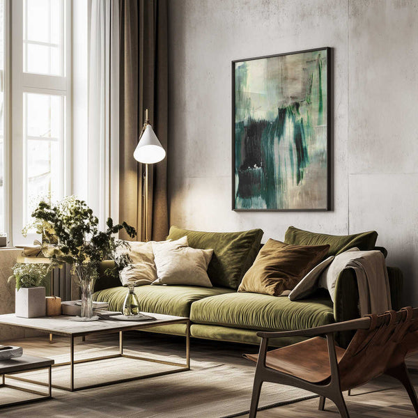 Tablou înramat „Verde 3” de Dan Hobday