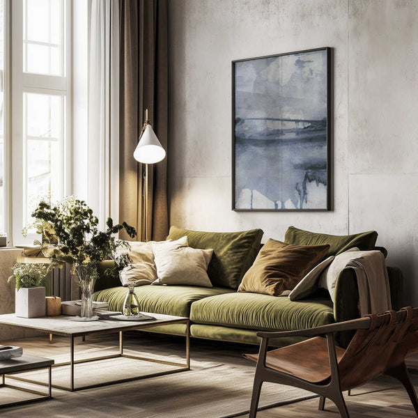 Tablou înramat „Blu 2” de Dan Hobday