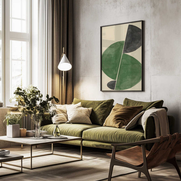 Tablou înramat „Geometric Harmony” de THE MIUUS STUDIO