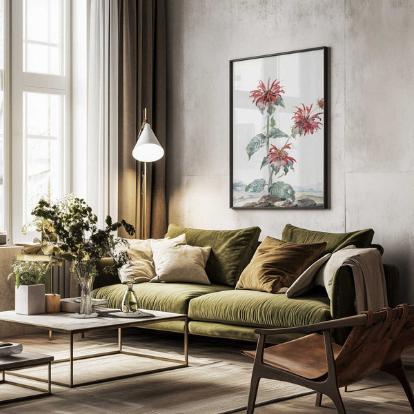 Tablou înramat „A Red Bergamot In a Landscape” de Aert Schouman