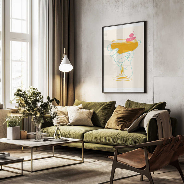 Tablou înramat „Jlr Cocktail1” de Jenny Liz Rome