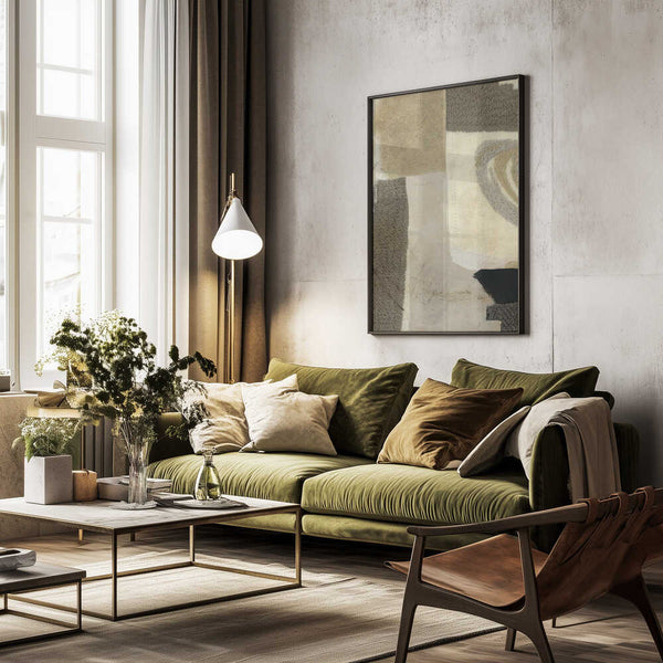 Tablou înramat „Overlay Abstract” de Dan Hobday