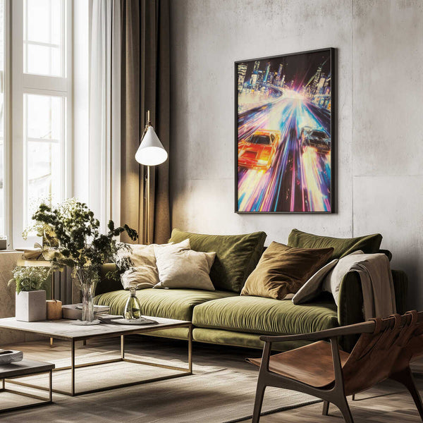 Tablou înramat „Street Racers” de Taudalpoi