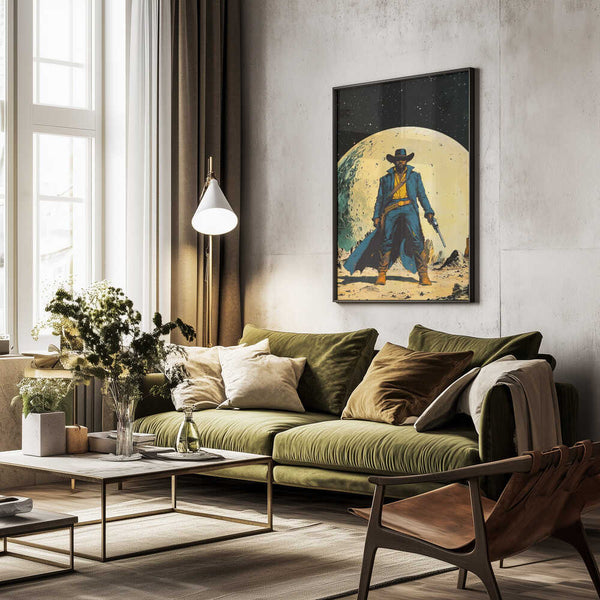 Tablou înramat „Cosmic Sheriff” de Taudalpoi