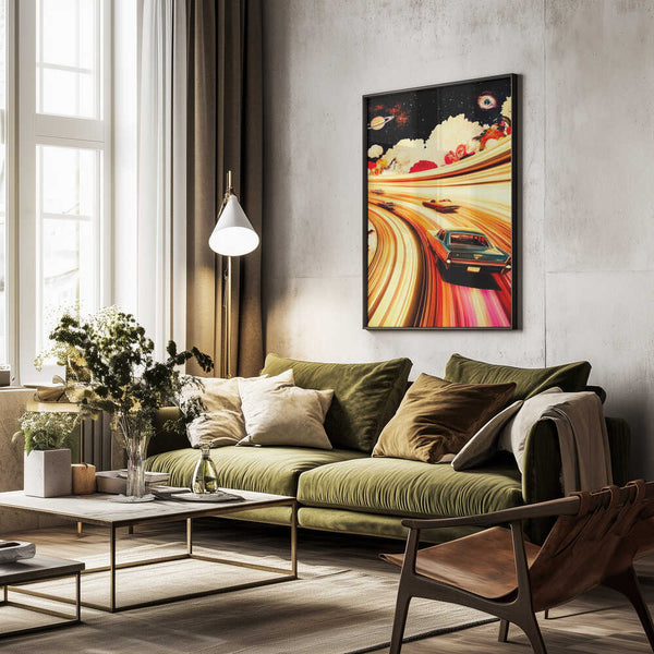 Tablou înramat „Flower Race” de Taudalpoi