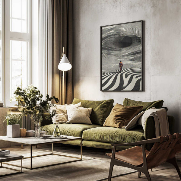 Tablou înramat „Op Art Journey” de Taudalpoi